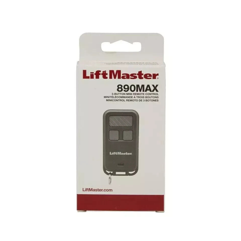 Liftmaster 890MAX Mini Keychain 3-Button Universal Garage Door Remote